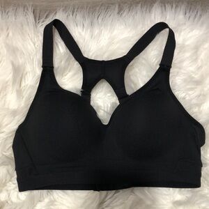 NWOT Victoria's Secret Black Racerback Sports Bra